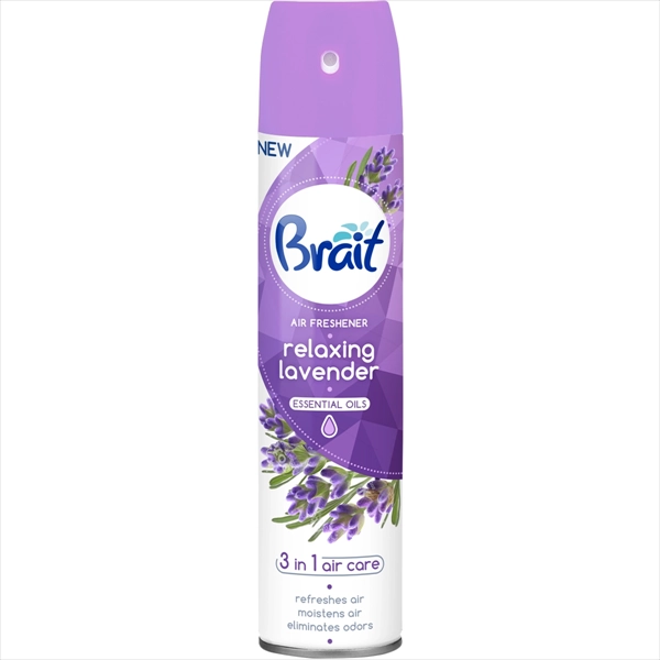 BRAIT OSVEŽIVAČ PROSTORA SPREJ RELAXING LAVANDER 3U1 300ML