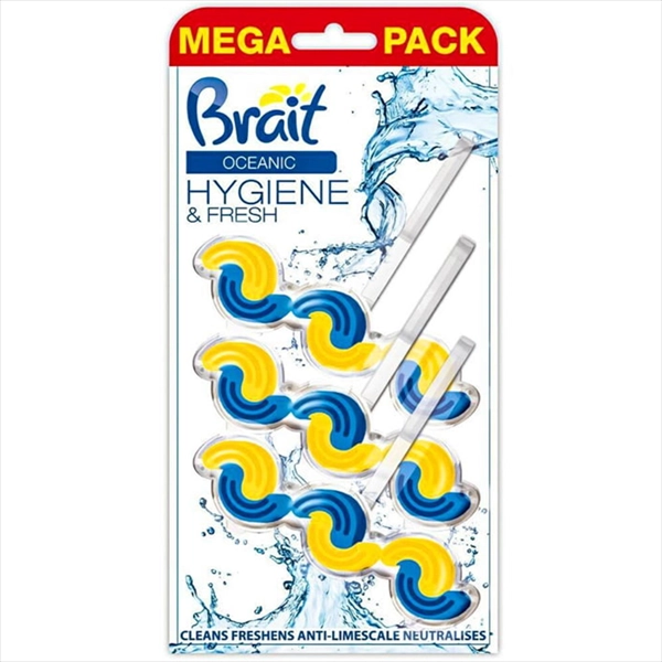 BRAIT WC OSVEŽIVAČ SPIRALA OCEANIC 3X45G
