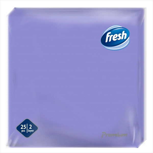 FRESH PAPIRNA SALVETA PREMIUM PASTEL MIX 2 SLOJA 38X38CM 25KOM