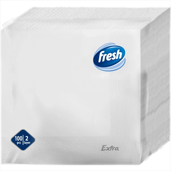 FRESH PAPIRNA SALVETA EXTRA BELA 2 SLOJA 33X33CM 100KOM