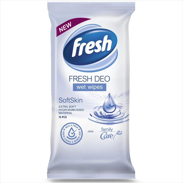 FRESH VLAŽNE MARAMICE FRESH DEO 15KOM
