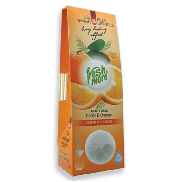 FRESH&MORE OSV.PROSTORA SA BAMBUS ŠTAPIĆIMA ANTI-TABAK I NARANDŽA 35ML