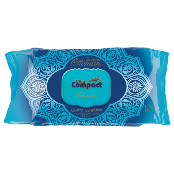 ULTRA COMPACT VLAŽNE MARAMICE OTTOMAN TURQUISE SA POKLOPCEM 120KOM