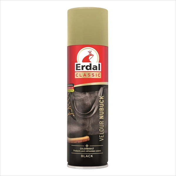 ERDAL CLASSIC VELOUR NUBUK BLACK 250ML