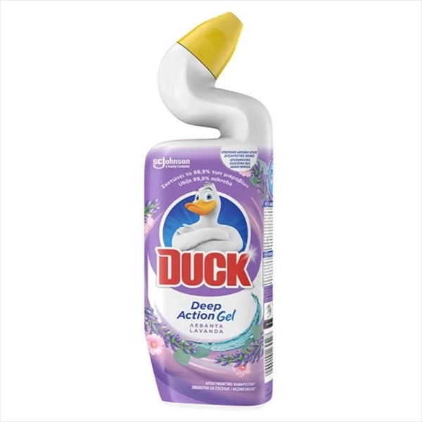 DUCK TEČNOST ZA ČIŠĆENJE WC ŠOLJE DEEP ACTION GEL LAVANDA 750ML