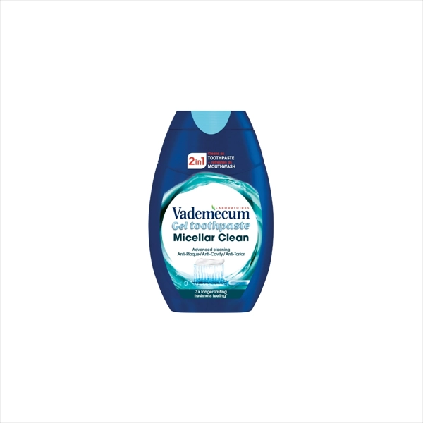 VADEMECUM PASTA ZA ZUBE 2U1 MICELLAR CLEAN 75ML