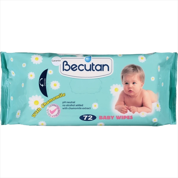 BECUTAN BABY VLAŽNE MARAMICE SA EKSTRAKTOM KAMILICE 72KOM