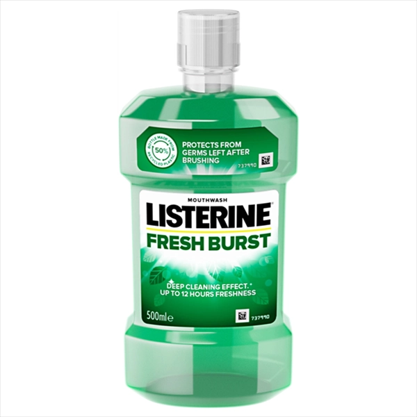 LISTERINE TEČNOST ZA ISPIRANJE USTA FRESH BURST 500ML