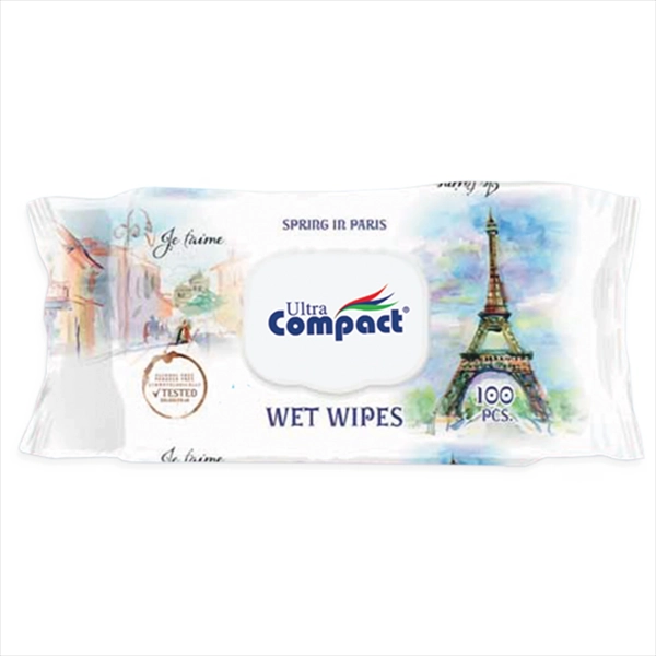 ULTRA COMPACT VLAŽNE MARAMICE SPRING IN PARIS SA POKLOPCEM 100KOM