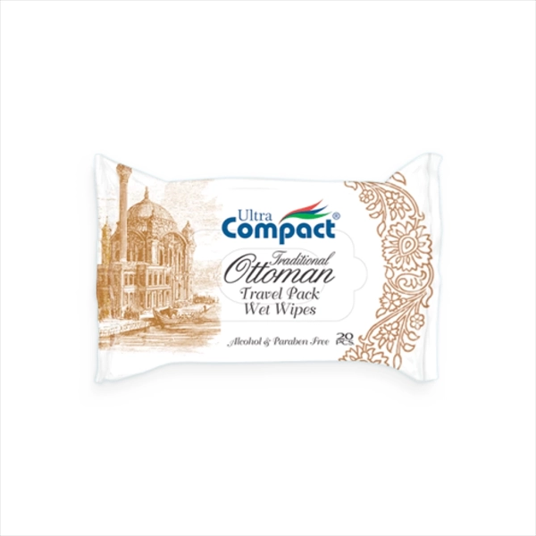 ULTRA COMPACT VLAŽNE MARAMICE OTTOMAN PEARL WHITE TRAVEL 20KOM