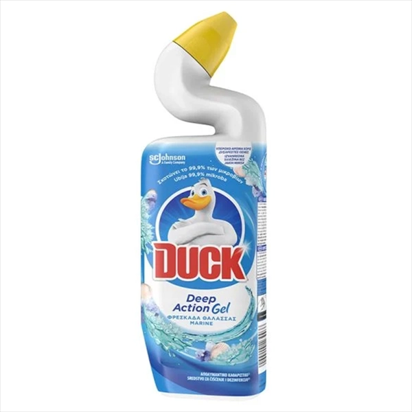 DUCK TEČNOST ZA ČIŠĆENJE WC ŠOLJE DEEP ACTION GEL MARINE 750ML