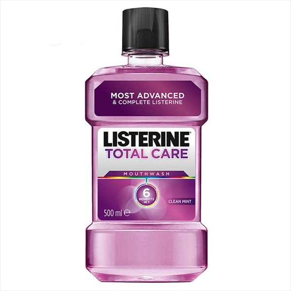 LISTERINE TEČNOST ZA ISPIRANJE USTA TOTAL CARE 6U1 CLEAN MINT 500ML