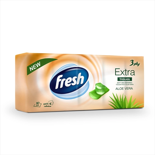 FRESH PAPIRNE MARAMICE EXTRA ALOE VERA 3 SLOJA 10X10KOM