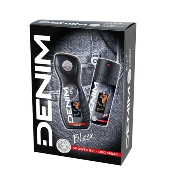 DENIM SET BLACK (DEO SPREJ 150ML + GEL ZA TUŠIRANJE 250ML)