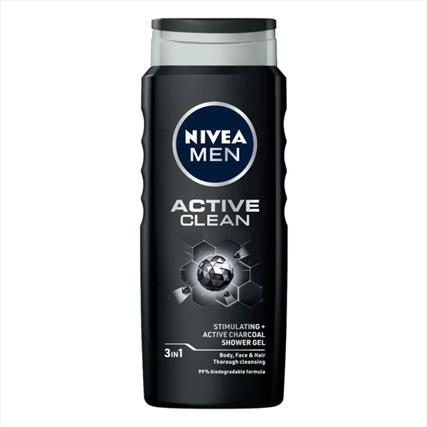 NIVEA MEN GEL ZA TUŠIRANJE ACTIVE CLEAN 500ML