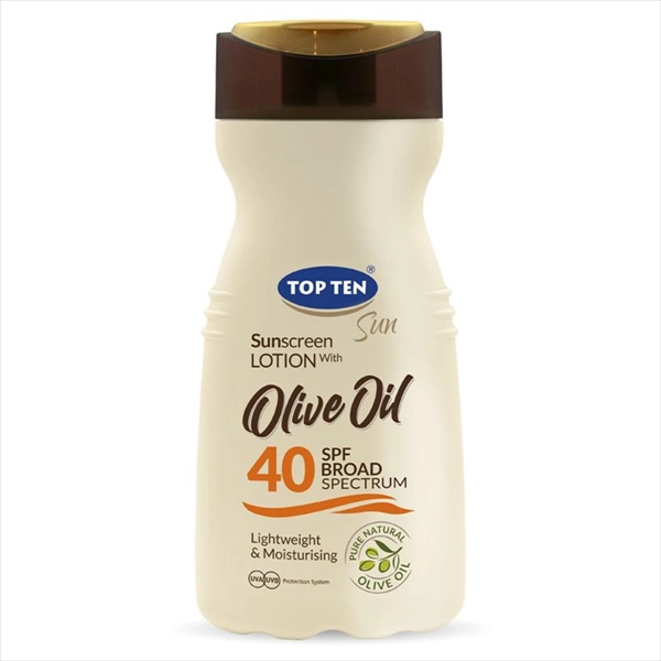 TOP TEN SUN MLEKO ZA ZAŠTITU OD SUNCA MASLINOVO ULJE SPF40 200ML