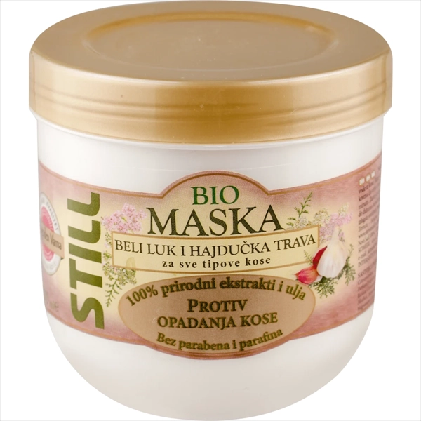 STILL BIO MASKA ZA KOSU BELI LUK I HAJDUČKA TRAVA 500ML