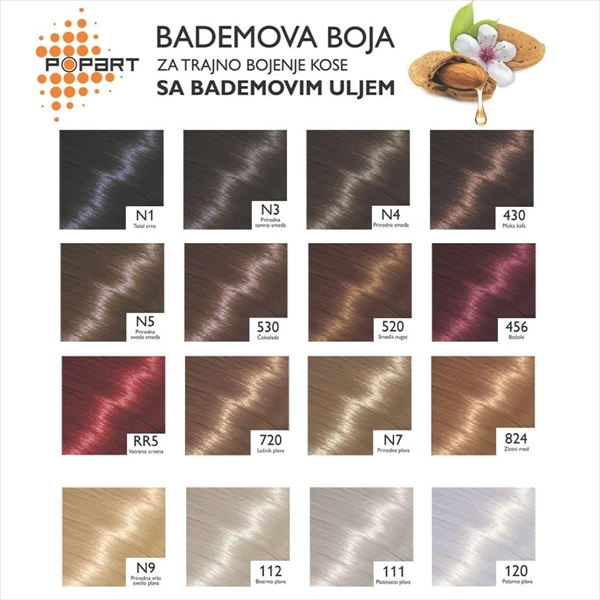 STILL POPART BADEM BOJA ZA KOSU 430 MOKA KAFA