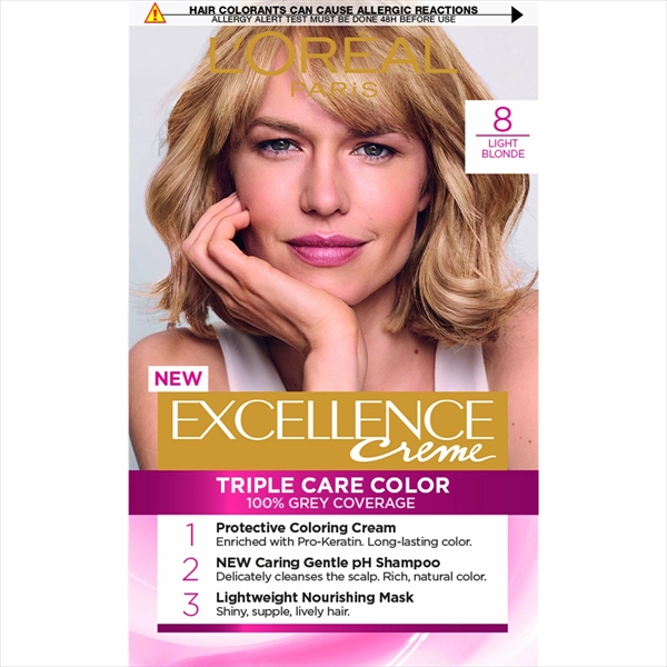 L'OREAL BOJA ZA KOSU EXCELLENCE 8.0 LIGHT BLONDE