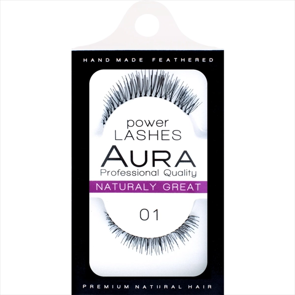 AURA VEŠTAČKE TREPAVICE POWER LASHES 01 NATURALY GREAT