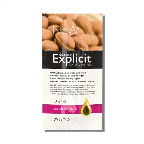 AURA EXPLICIT HRANLJIVI TRETMAN ZA NEGU KOSE SA ARGANOVIM ULJEM 10ML