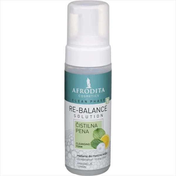 AFRODITA MICELARNA PENA ZA UMIVANJE CLEAN PHASE 1 REBALANCE 150ML