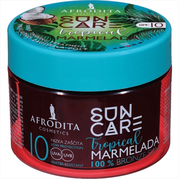 AFRODITA SUN CARE MARMELADA TROPICAL ZAŠT.OD SUNCA I TAMNJ.SPF10 200ML