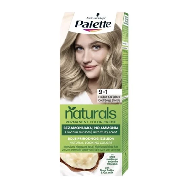 PALETTE NATURALS COLOR BOJA ZA KOSU 9-1 HLADNA BEŽ PLAVA