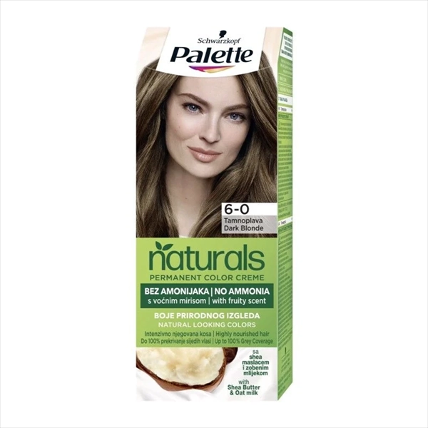 PALETTE NATURALS COLOR BOJA ZA KOSU 500 (6-0) TAMNOPLAVA