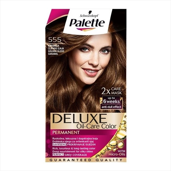PALETTE DELUXE BOJA ZA KOSU 5-5 (555) KARAMELA ZLATNOG SJAJA