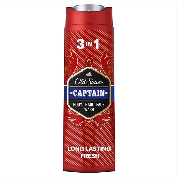 OLD SPICE GEL ZA TUŠIRANJE CAPTAIN 3U1 400ML