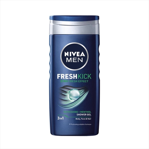 NIVEA MEN GEL ZA TUŠIRANJE FRESH KICK 250ML