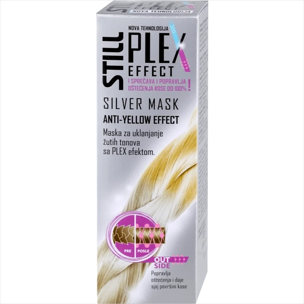 STILL PLEX EFFECT SILVER MASKA ZA KOSU PROTIV ŽUTIH TONOVA 200ML