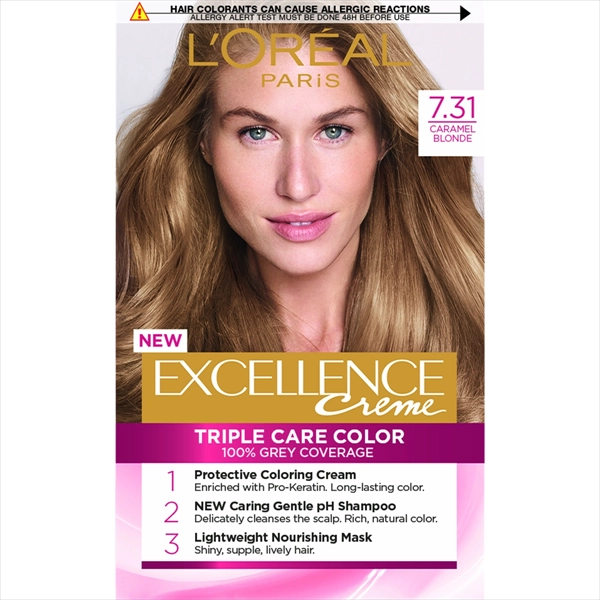 L'OREAL BOJA ZA KOSU EXCELLENCE 7.31 CARAMEL BLONDE