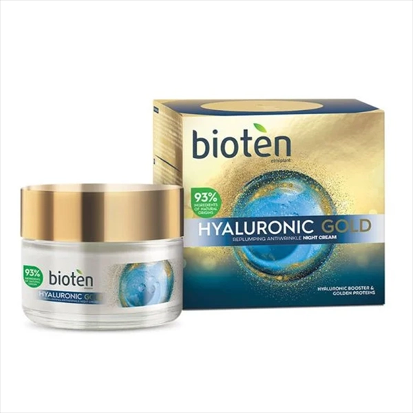 BIOTEN NOĆNA KREMA ZA LICE HYALORONIC GOLD 50ML