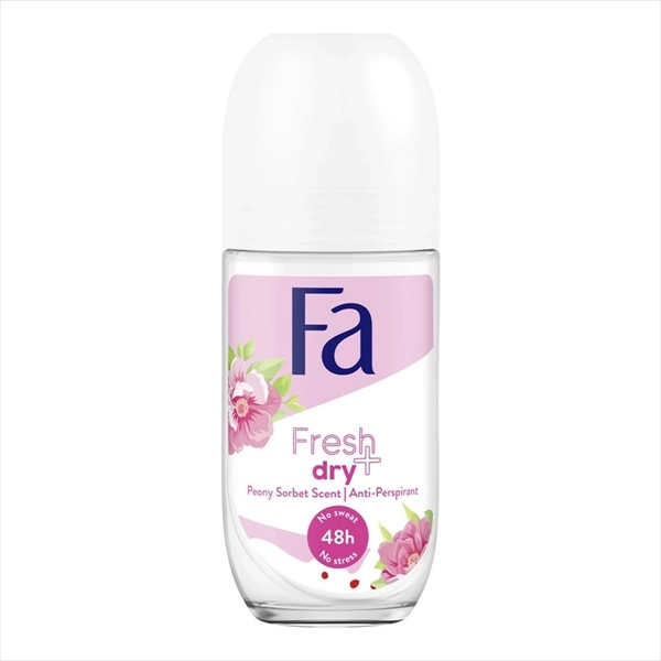 FA DEO ROLL-ON FRESH&DRY PEONY SORBET WOMEN 50ML