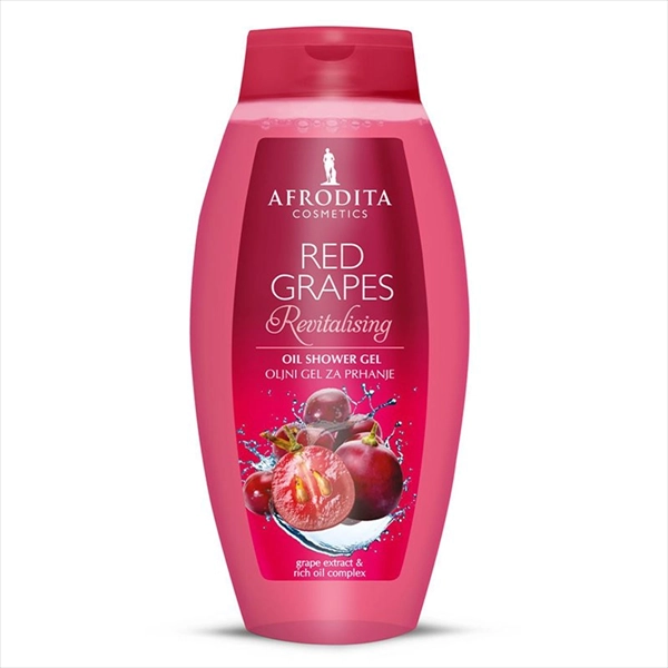 AFRODITA GEL ZA TUŠIRANJE ULJANI RED GRAPES 250ML