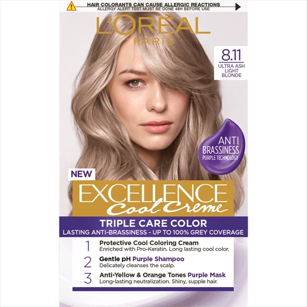 L'OREAL BOJA ZA KOSU EXCELLENCE 8.11 ULTRA ASH LIGHT BLONDE