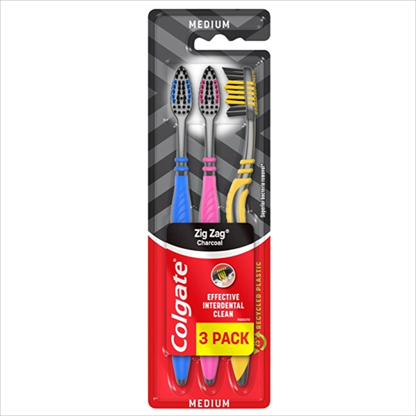COLGATE CETKICE ZIG ZAG CRNE 3/1
