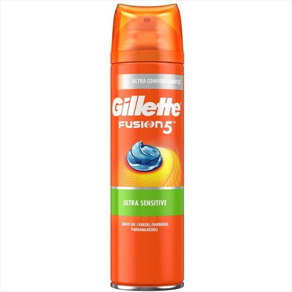 GILLETTE GEL ZA BRIJANJE FUSION SENSITIVE 200ML