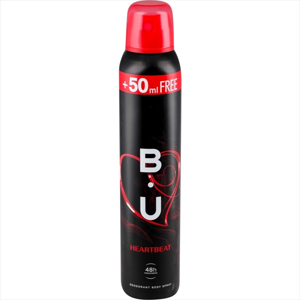 BU DEO SPREJ HEARTBEAT WOMEN 150+50ML