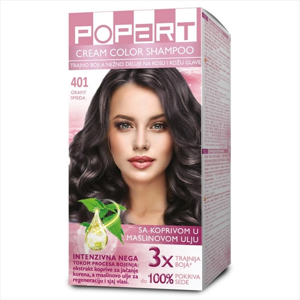 STILL POPART KOLOR ŠAMPON ZA KOSU 401 GRAFIT SMEĐA