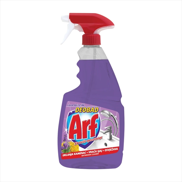 ARF SREDS. ZA ČIŠĆENJE KUPATILA DEOBAD 5 X DUŽE LAVANDA I SMILJE 650ML