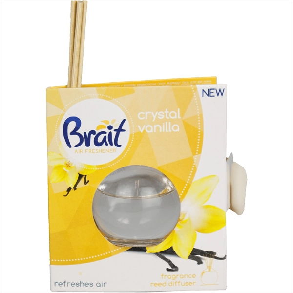 BRAIT OSVEŽIVAČ PROSTORA SA ŠTAPIĆIMA CRYSTAL VANILLA 40ML