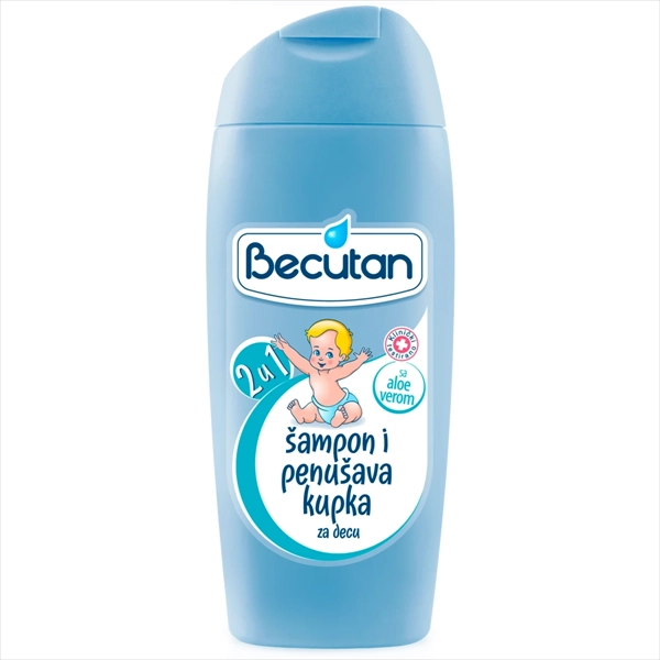 BECUTAN ŠAMPON ZA KOSU I KUPKA ZA DECU 2U1 400ML