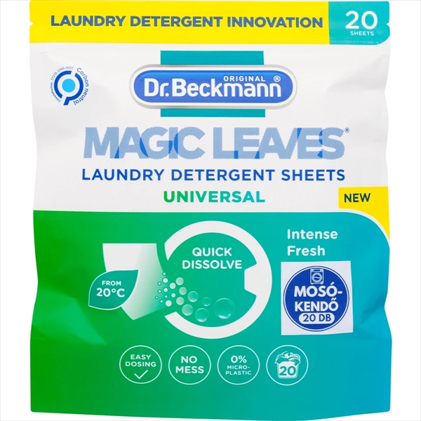 DR.BECKMANN DTG ZA PRANJE VEŠA U LISTIĆ. MAGIC LEAVES UNIVERSAL 20KOM