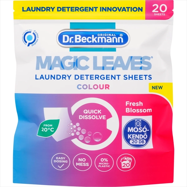DR.BECKMANN DTG ZA PRANJE VEŠA U LISTIĆIMA MAGIC LEAVES COLOUR 20KOM