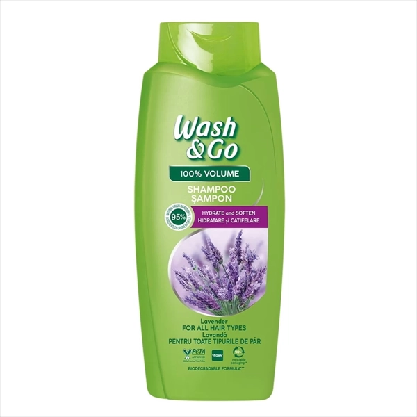 WASH&GO LAVANDA 675ML
