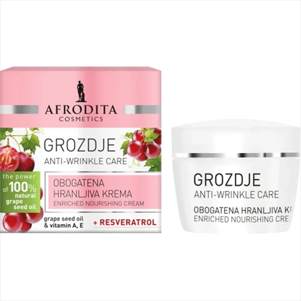 AFRODITA HRANLJIVA KREMA ZA LICE GROŽĐE 50ML