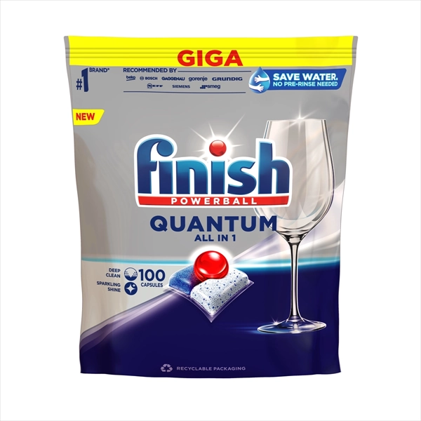FINISH TABLETE ZA MAŠINSKO PRANJE SUDOVA QUANTUM ALL IN 1 100KOM